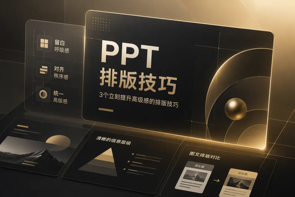 PPT 太丑怎么救？3个立刻提升高级感的排版技巧