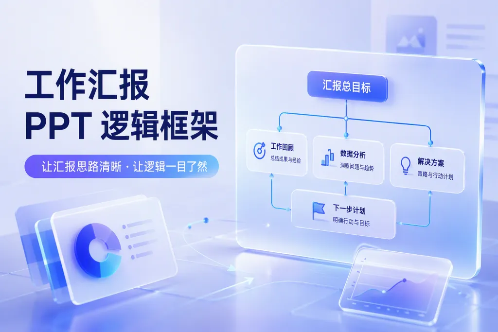 工作汇报 PPT 怎么做？4个清爽框架让逻辑更清晰