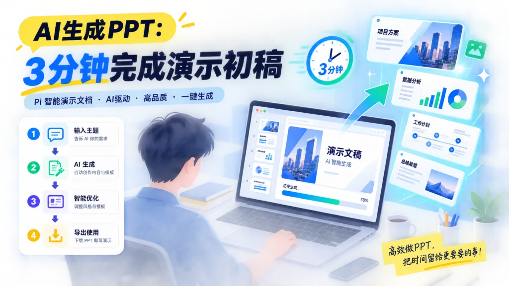 如何用 AI 3分钟生成高品质 PPT？