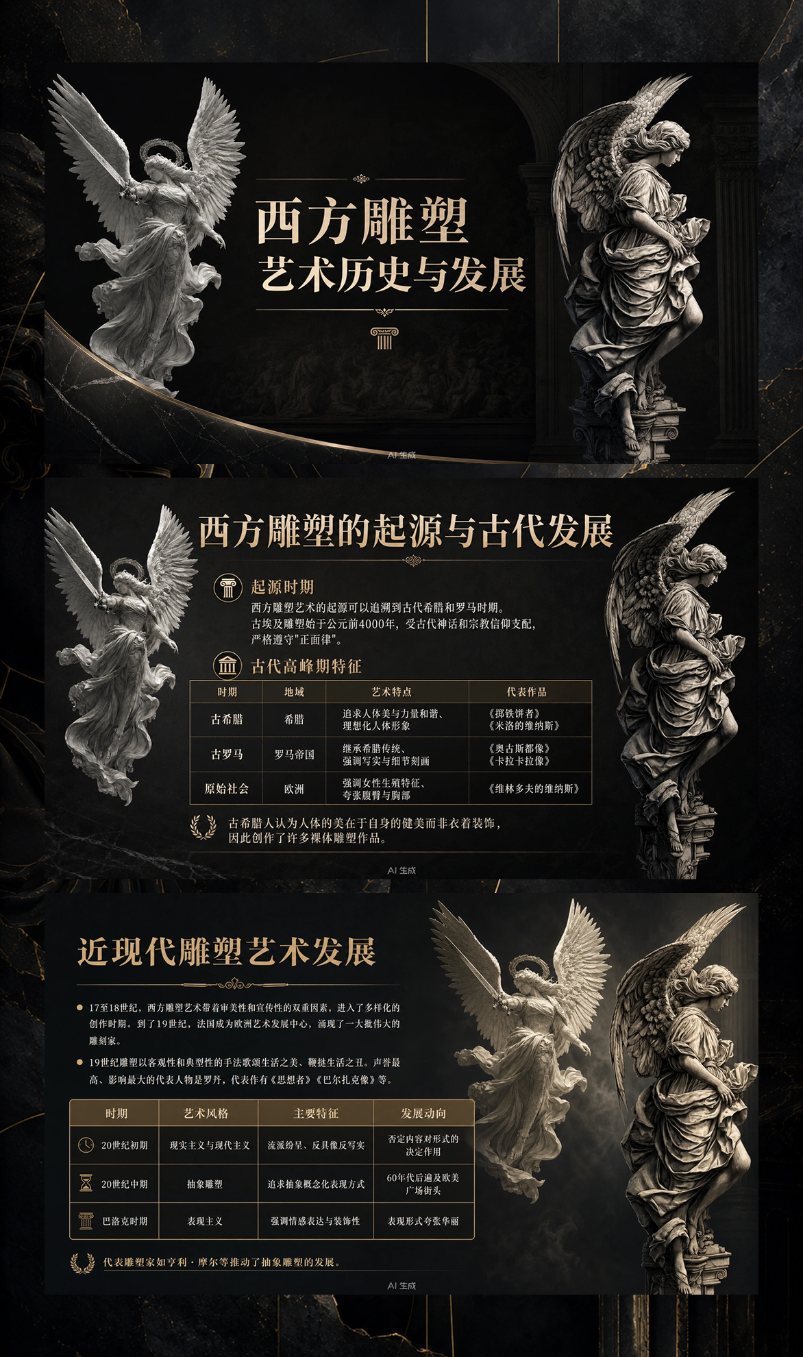 Copy of 西方雕塑艺术历史与发展