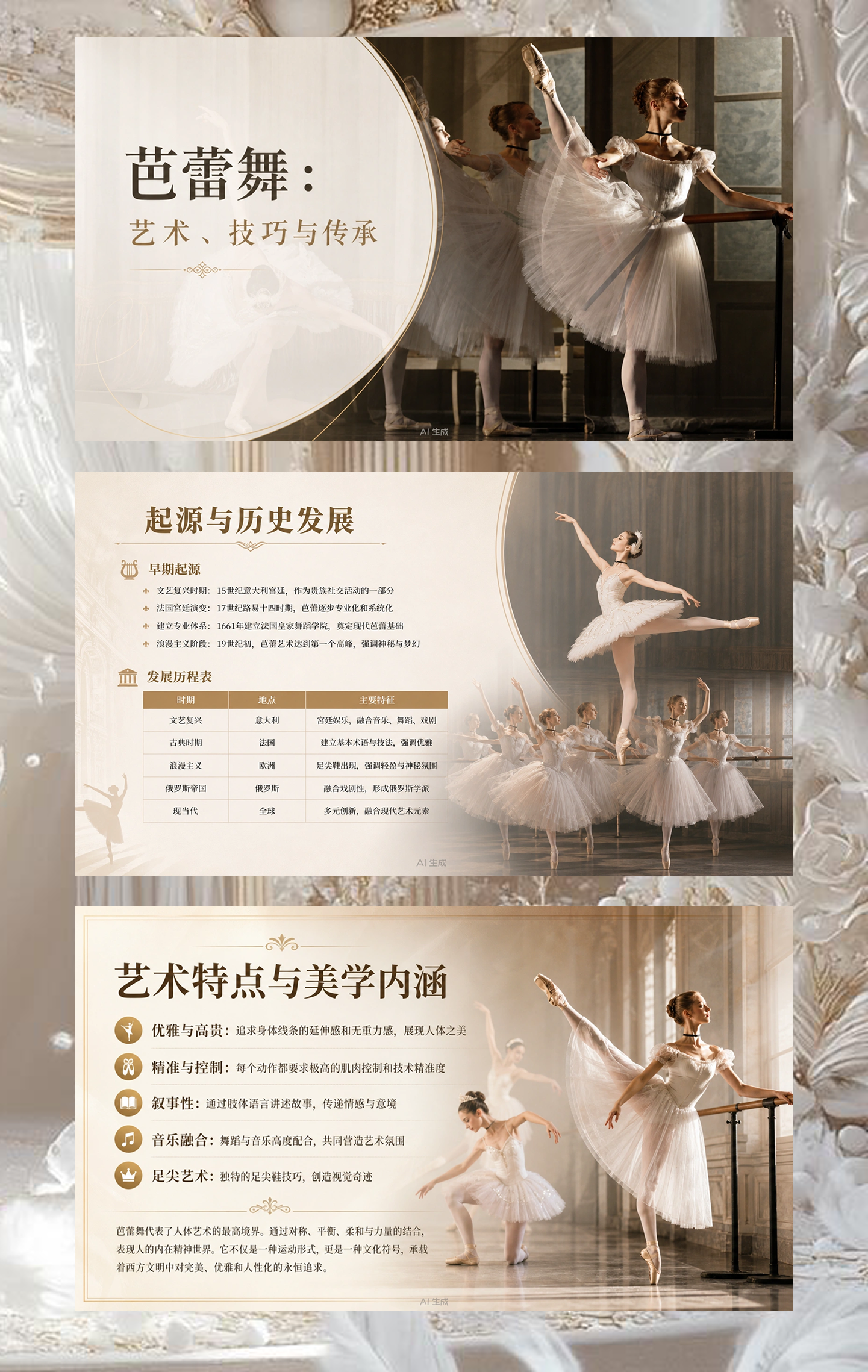 Copy of 芭蕾舞：艺术、技巧与传承